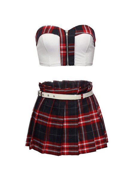 Tenue étudiante sexy  (6 pièces)