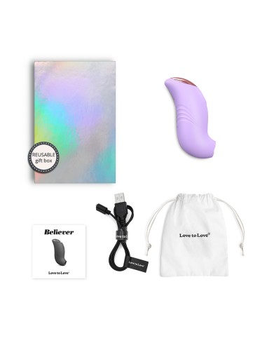 Stimulateur clitoridien Believer mauve - Love to Love